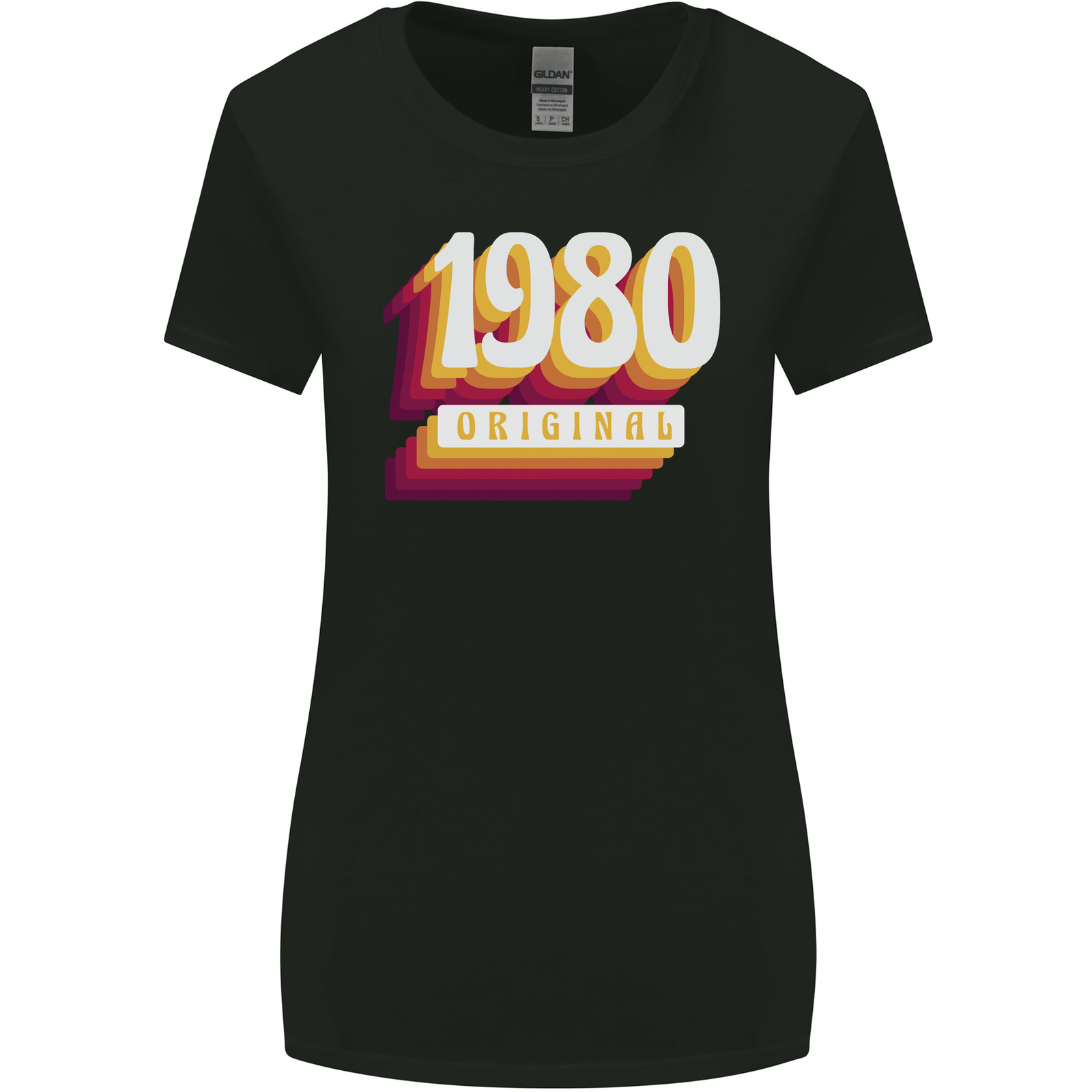 Retro 46th Birthday Original 1980 Womens Wider Cut T-Shirt