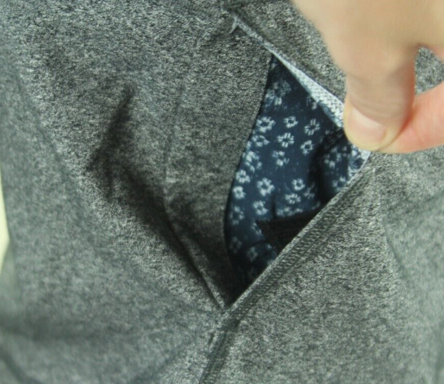 Lululemon Exhalation Pullover II Size 6 Heathered Speckled Black Gray