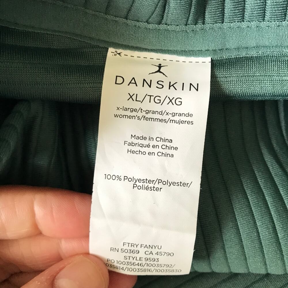 Danskin Ridge Cowl Pullover Sweatshirt XL Ribbed Oversized Boxy Comfy Lounge