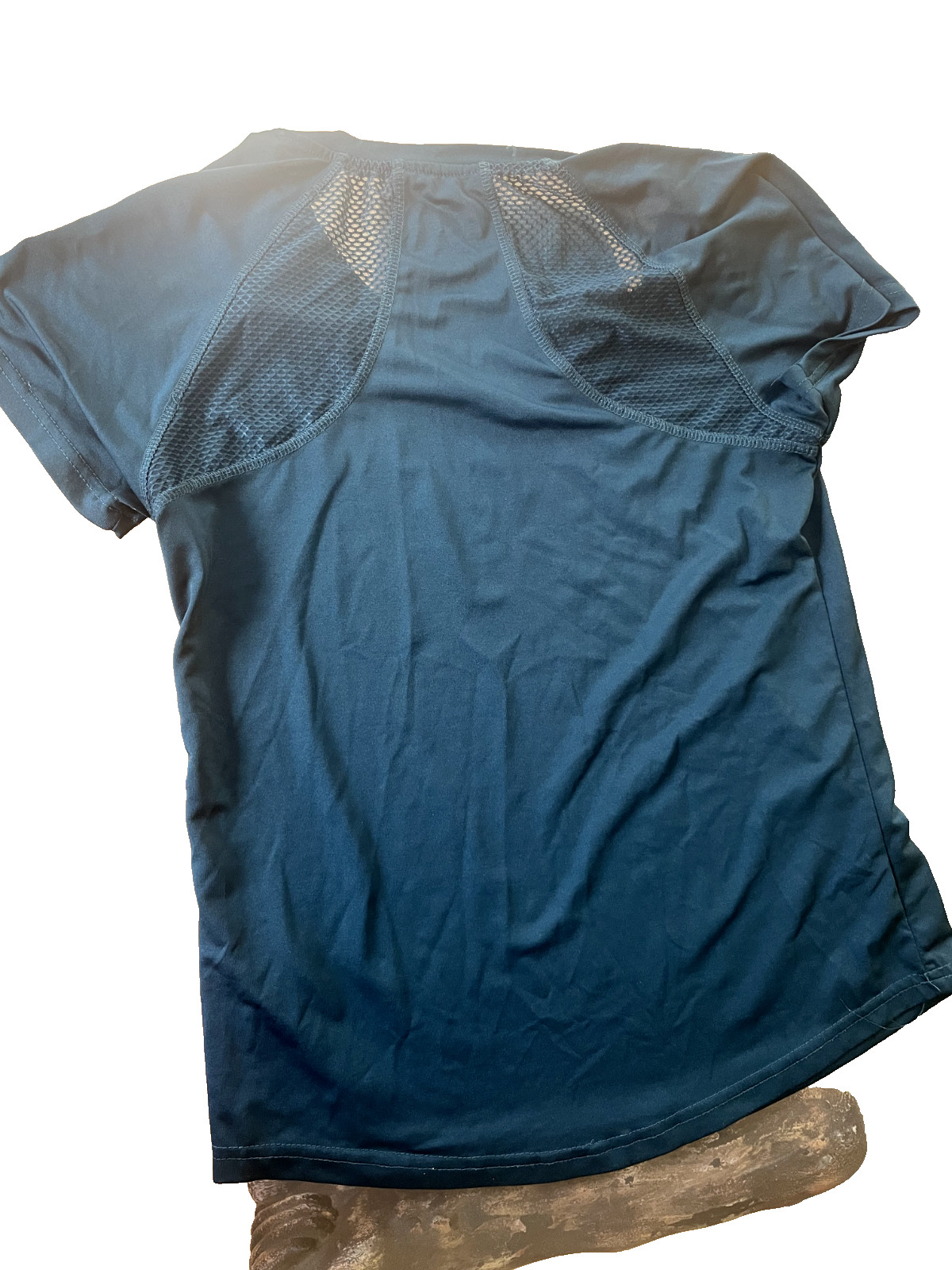 NEW womens Aeropostale polyester elastaine green small workout shirt yoga