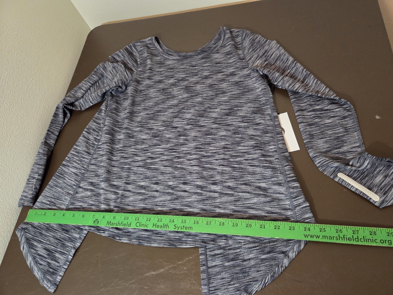 Zyia Active Womens Medium M Split Back Long Sleeve T New Nwt Thumbholes