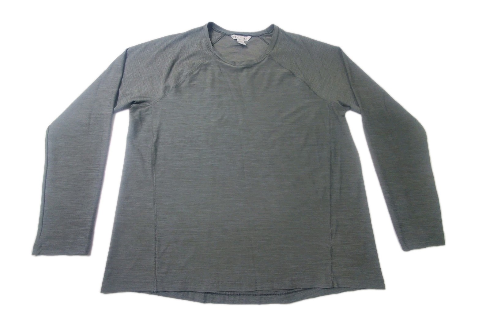 Athleta Shirt Women Size XL Gray Long Sleeve Causal Activewear Comfort Adult Top