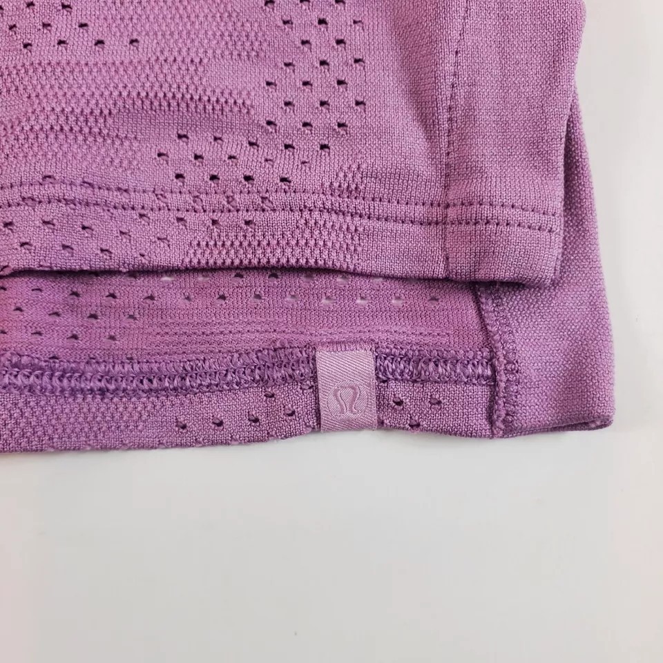 Lululemon 8 Train to Be Mesh Tank Top *Camo Dot Camo Wisteria Purple W1CSRS