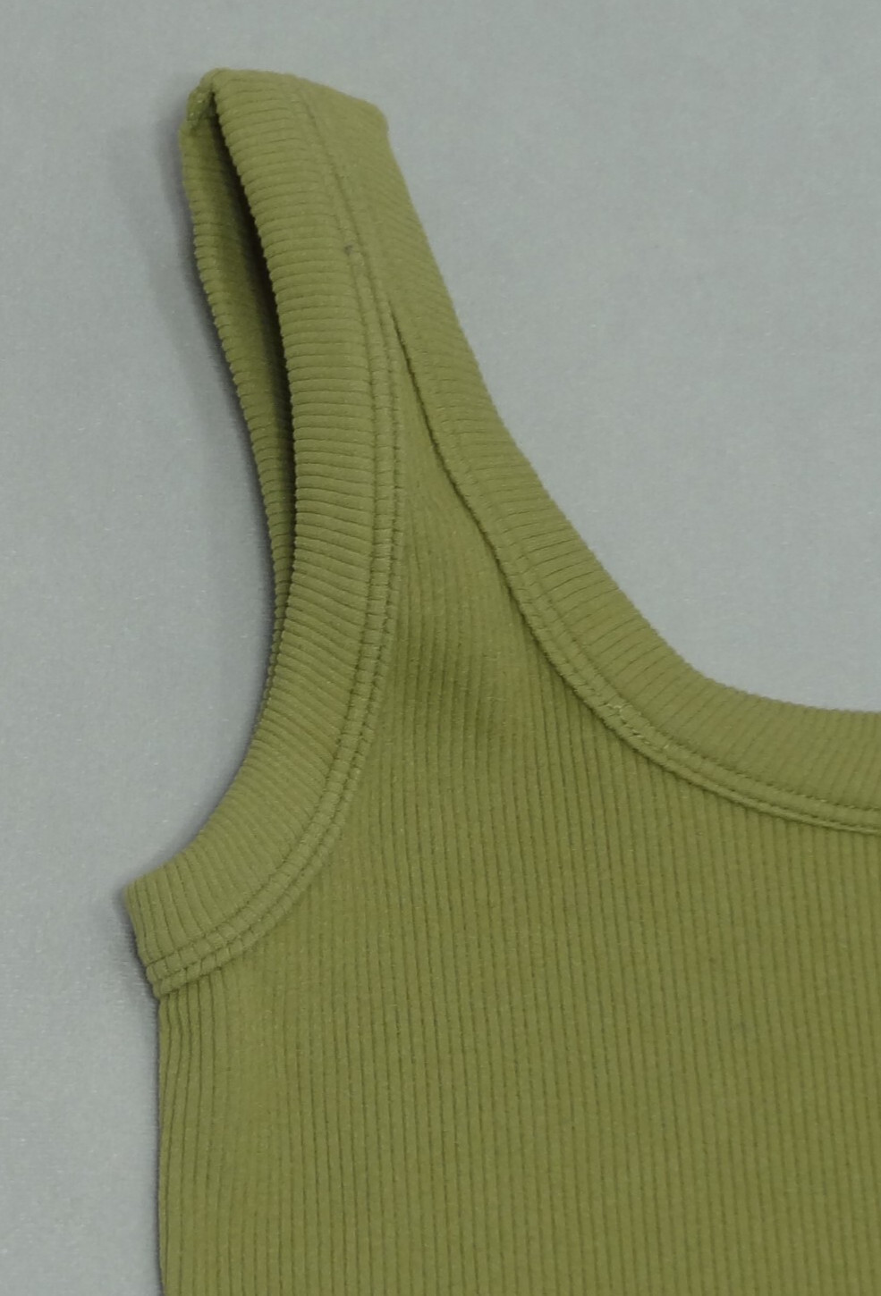 Dynamic Seamless 2 Piece Ribbed Activewear Slim Outfit Gym Green Junior One Size