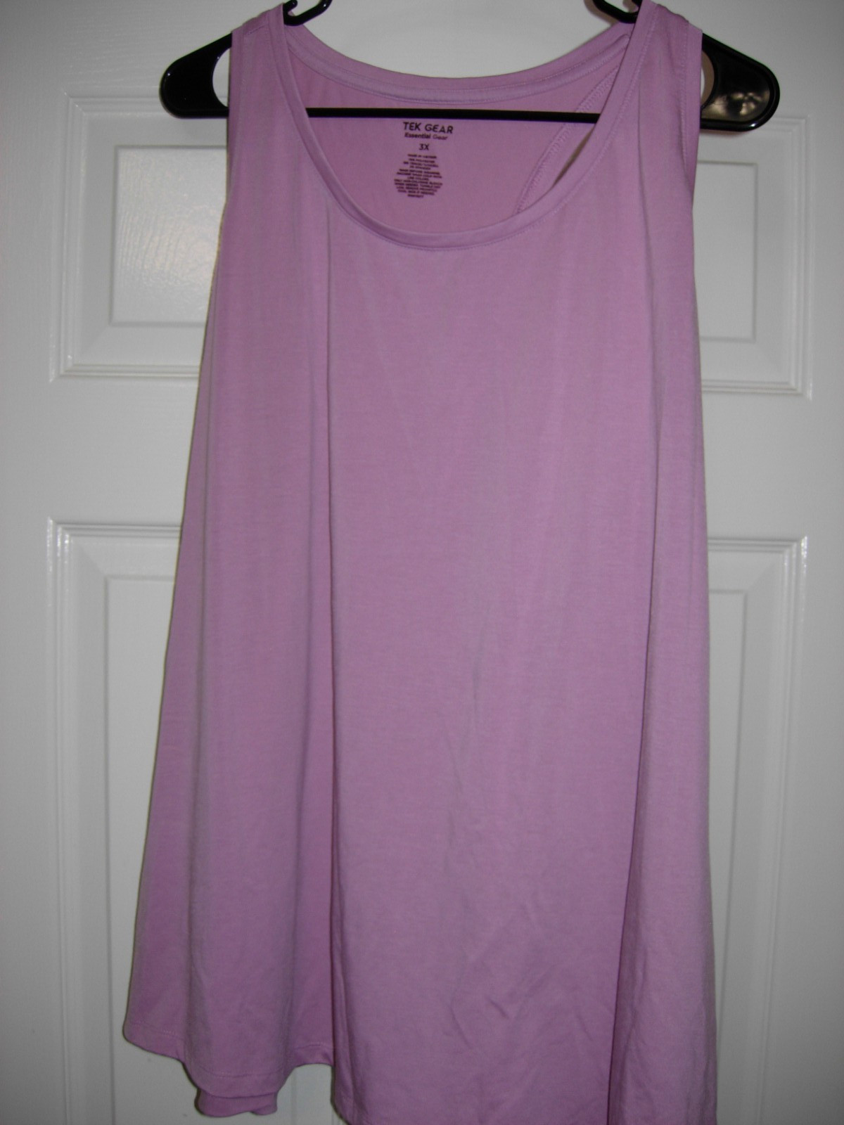 Tek Gear Dry Tek Plus Women’s 3X Mauve Sleeveless Activewear Tank Top RN73277