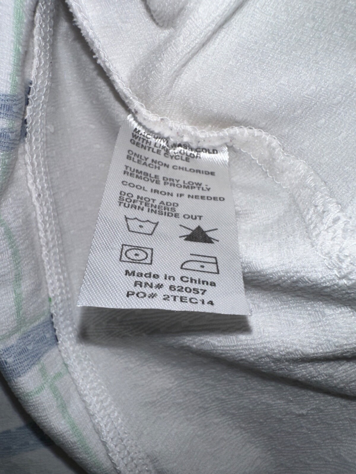 San Soleil White/Multicolor 1/4 Zip Pullover UV 50 Cooling Womens L
