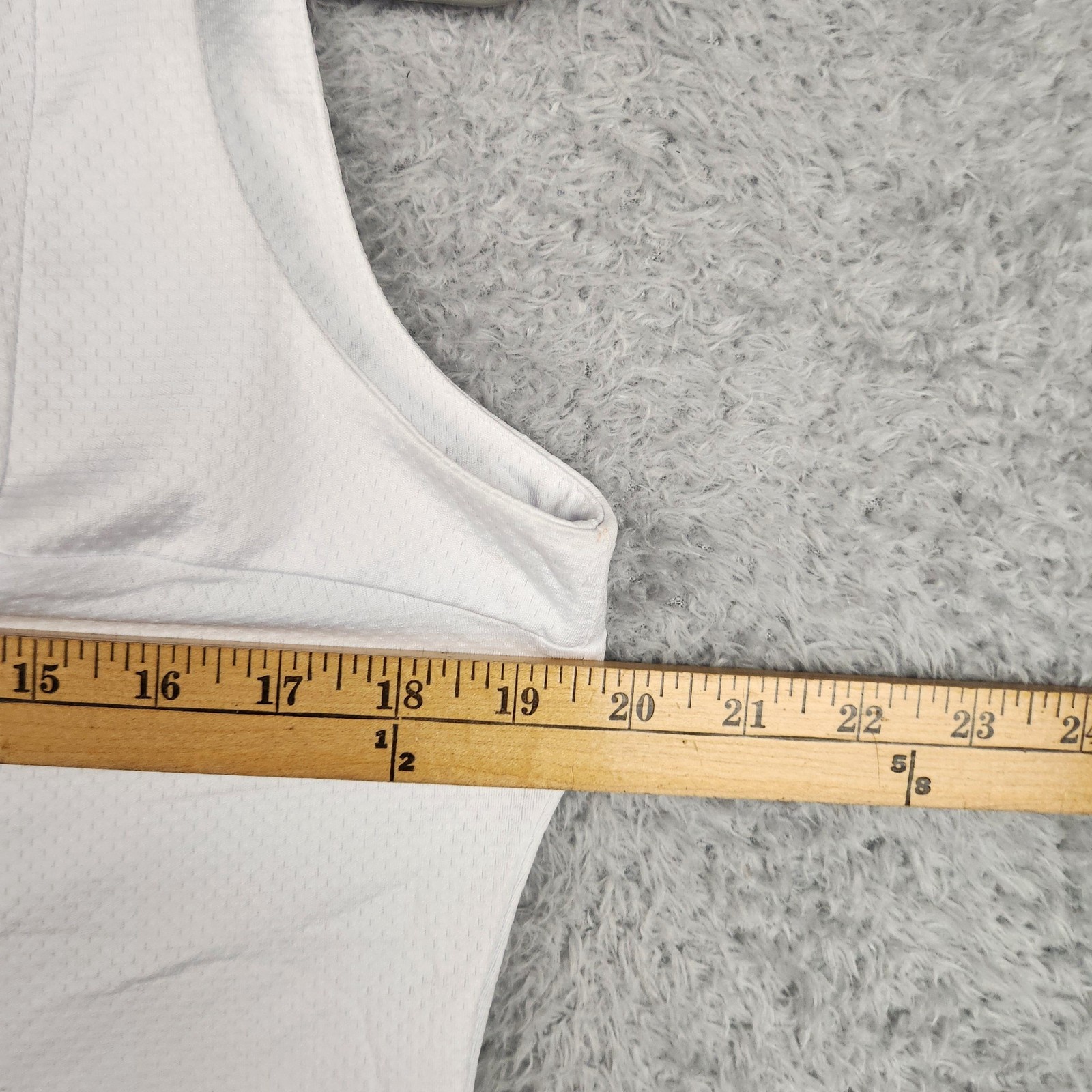 Nivo Pixie Polo Shirt Womens Medium White Sleeveless 1/4 Zip Golf UPF Top Tennis
