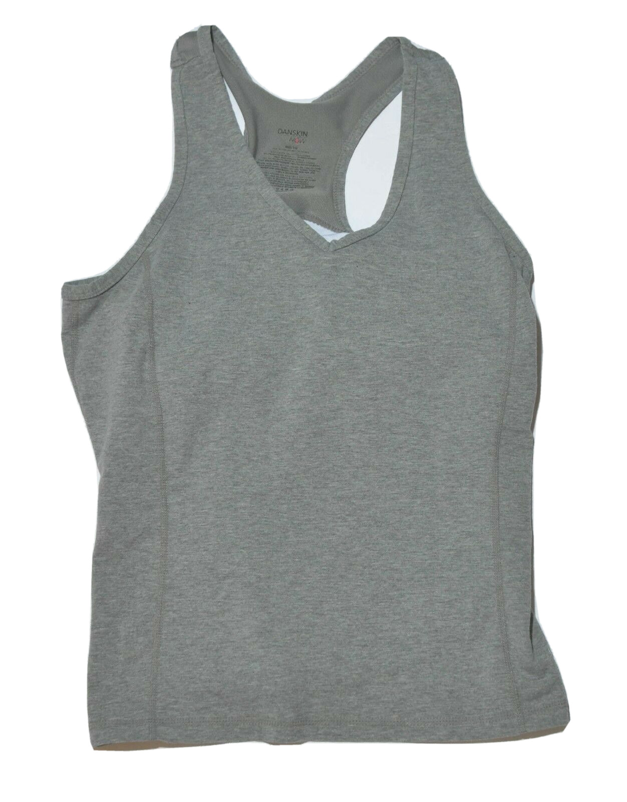 Danskin Now Tank Top Women’s Size Medium M Athletic Workout Gray Cotton Blend