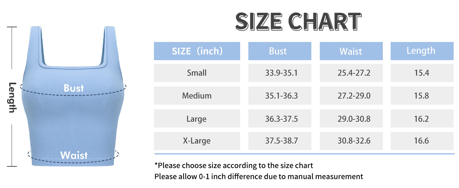 Womens 3 Pack Crop Tank Tops Basic Seamless Ribbed Sleeveless Square Neck Top