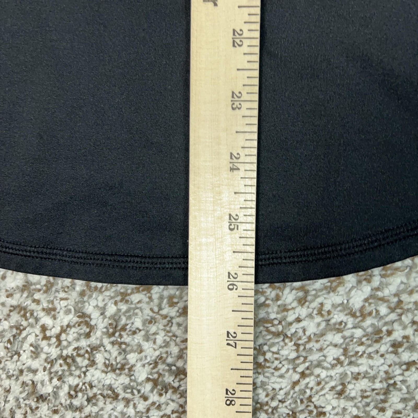 Athleta Womens Pullover Large Black 1/2 Zip Running Hiking Top Athletic Sport