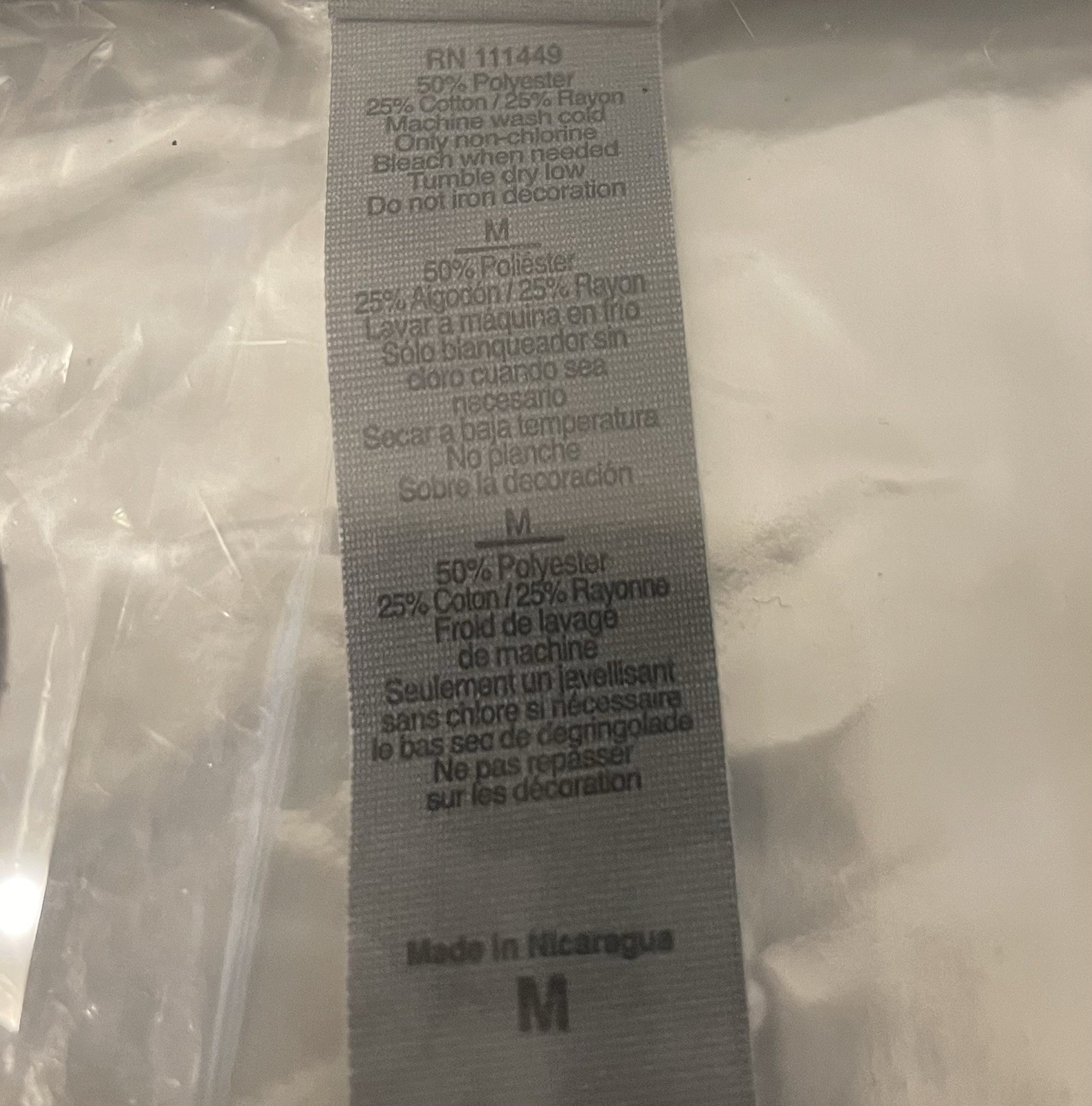 Next Level Gray Size Medium Long Sleeve Poly/Cotton/Rayon Crew Tee -SMC Pioneers
