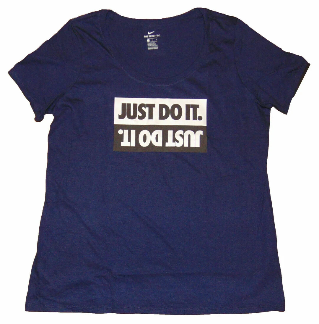 NIKE Women’s Graphic T Shirt athletic cut JUST DO IT BQ9285 419 Multiple Sizes