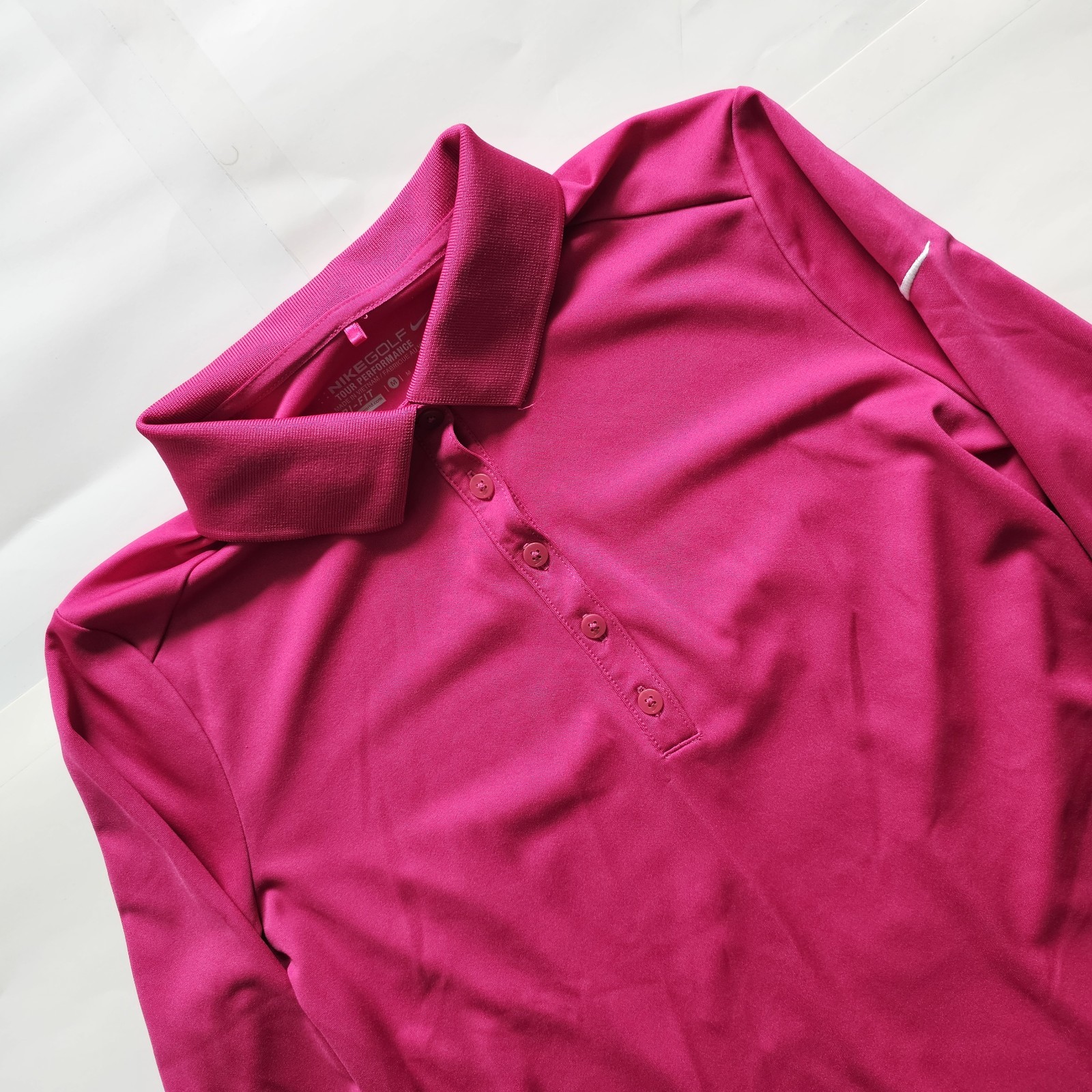 Nike Golf Tour Performance Women’s Long-Sleeve Polo Shirt Sz. Medium DRI-FIT