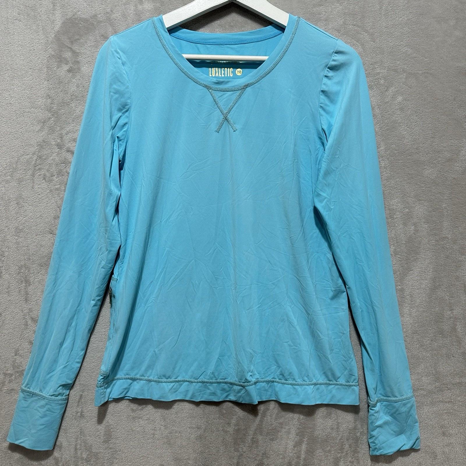 Lilly Pulitzer Luxletic Women’s M Long-Sleeve Performance Zippered Side Pocket