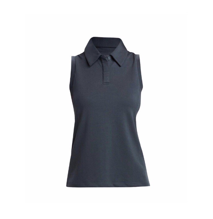 NWT Lole Cross Court polo Tank In Blue Anchor LSW3612 P2505