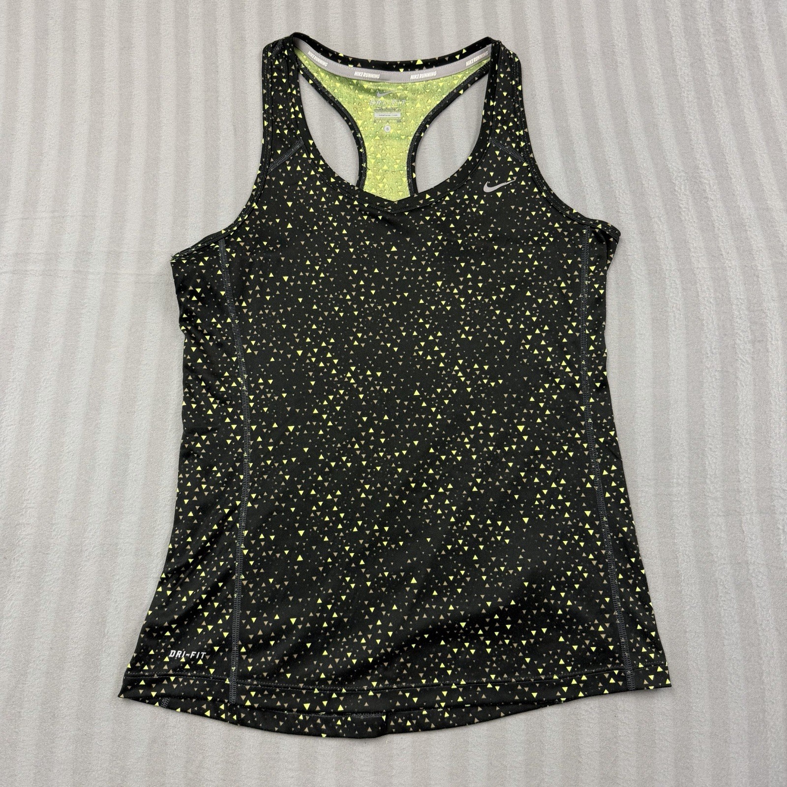 Nike Women DRI-FIT Multicolor Running Gym Tank Top Size Small