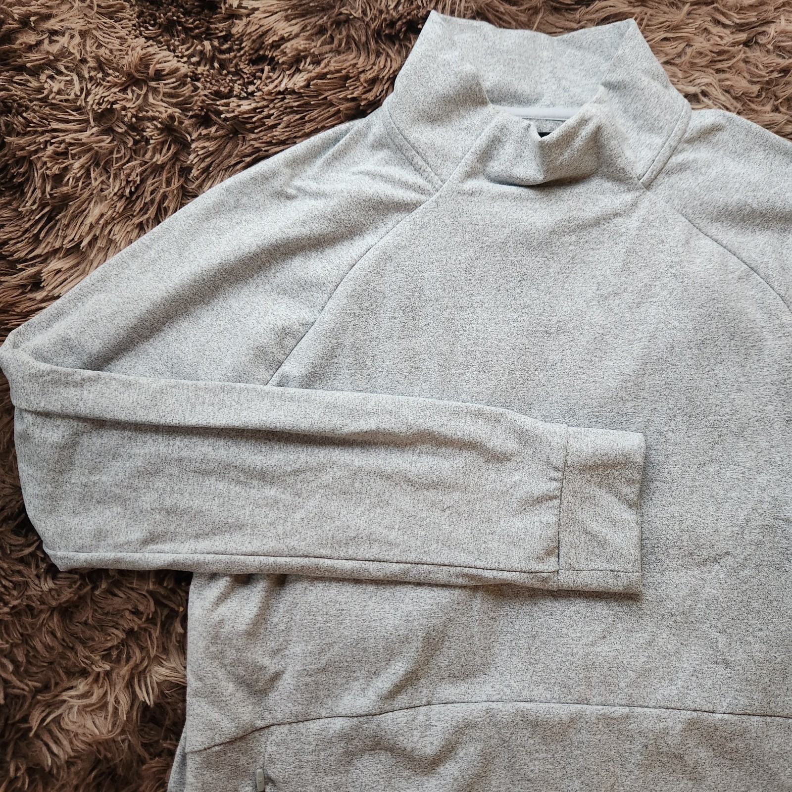 Kyoden Outdoors Gray Turtleneck Pullover Long Sleeve Soft Cozy Jogging Wm L
