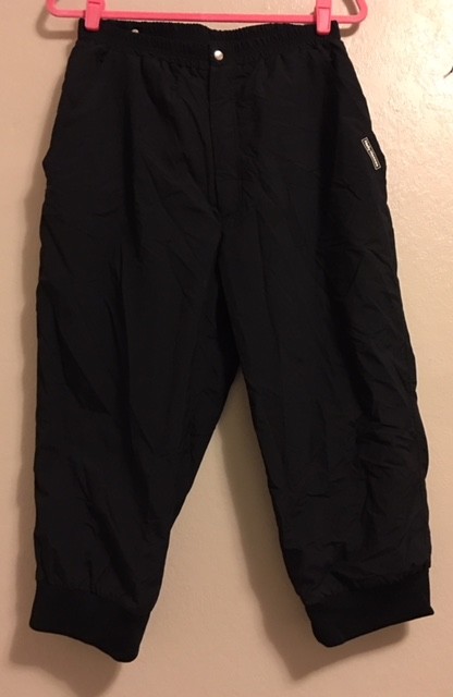 EUC Capri Pants Helly Hansen Size L Zipper Front 100% Nylon