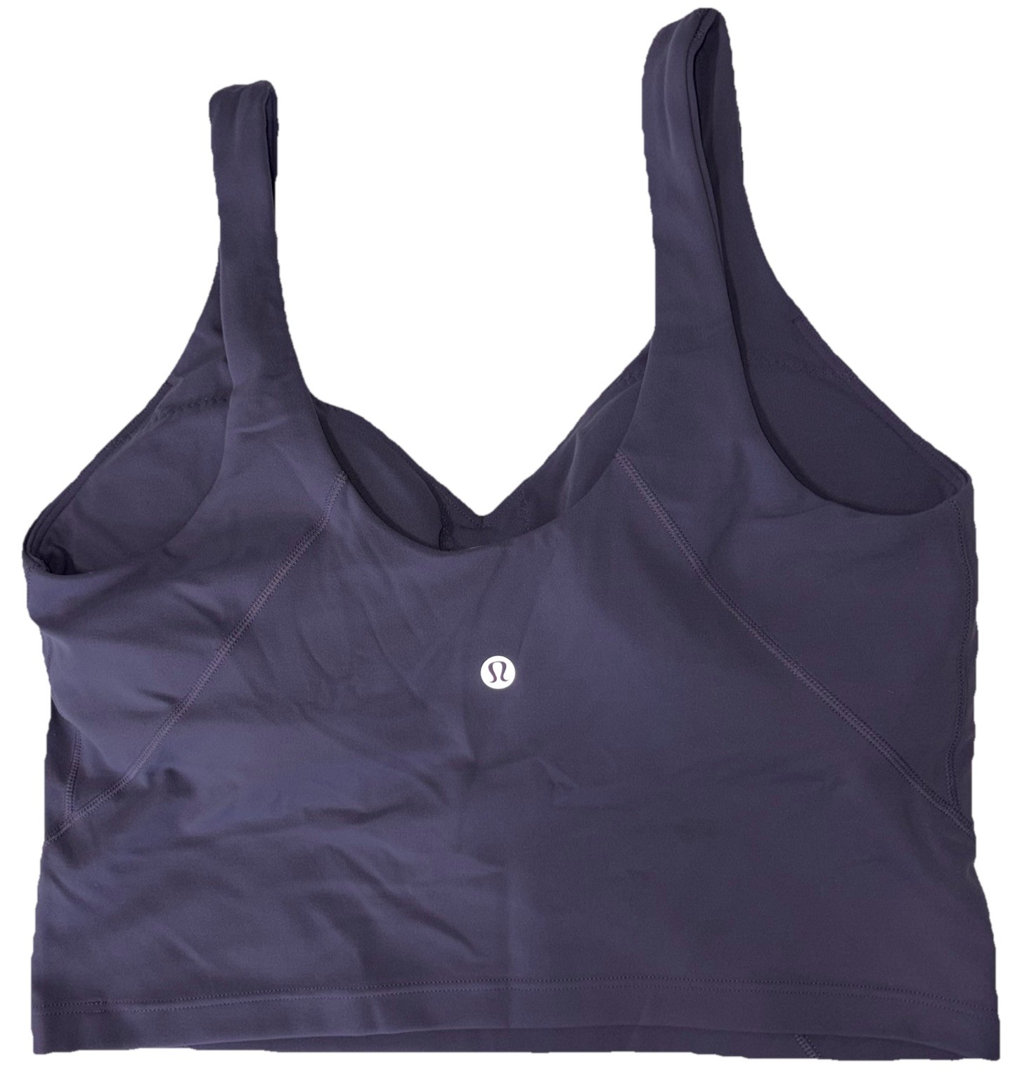 NWT🍇LULULEMON🍇SIZE 10🍇ALIGN TANK🍇CROP🍇BUILT IN BRA🍇AUTHENTIC🍇GRAPE MIST🍇