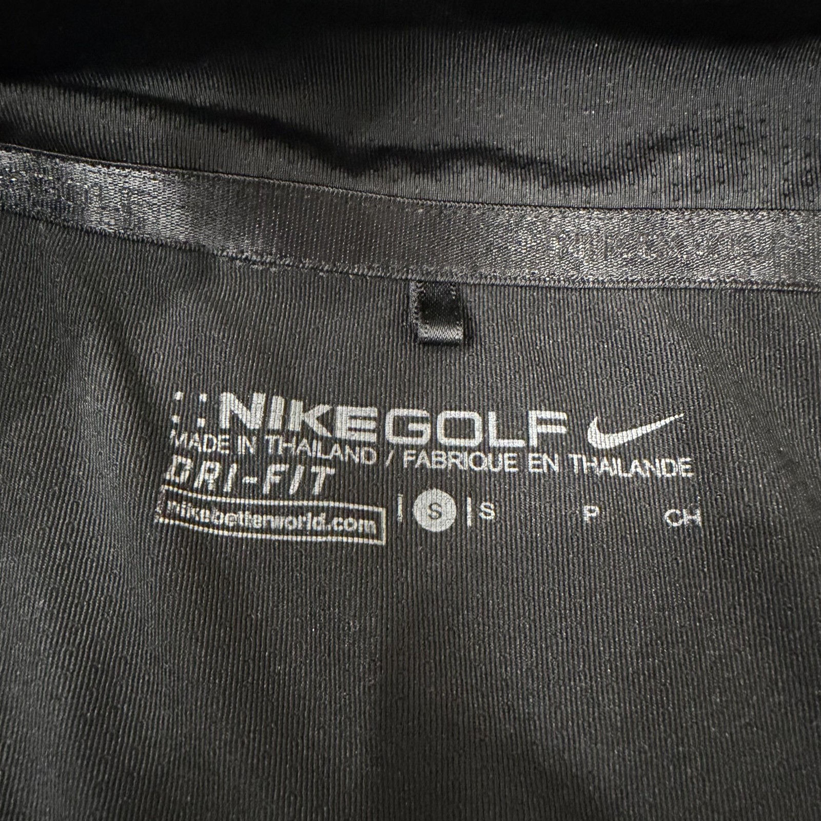 Nike Golf Pullover Womens Small Gray Dri-FIT 1/4 Zip Long Sleeve Top 725667-010