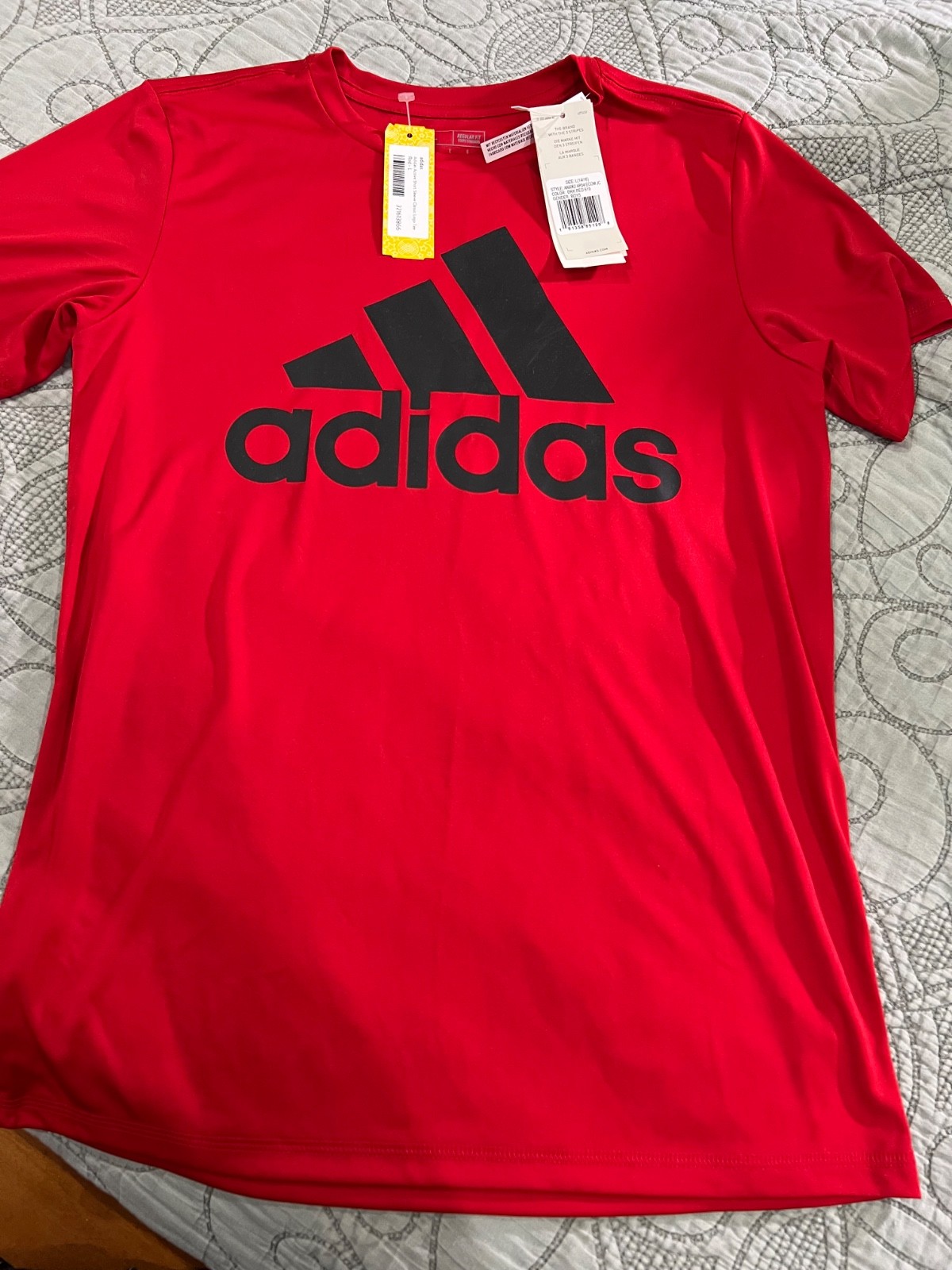 Adidas Active Short Sleeve Classic Logo Tee Size L- New with Tags
