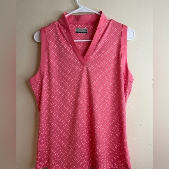 PGA Tour Pink Sleeveless Tank Top