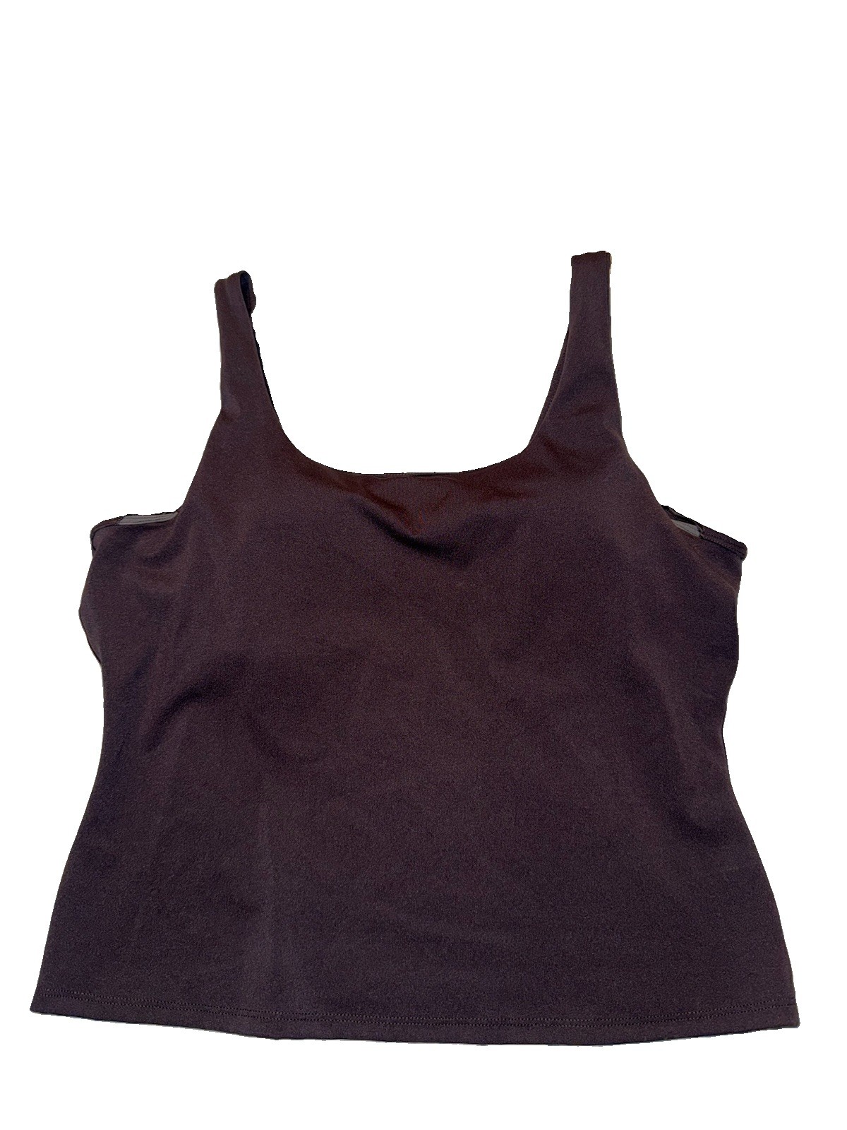 SPANX Gray Tank Top Active Stretch Built In Shelf Bra Women Large