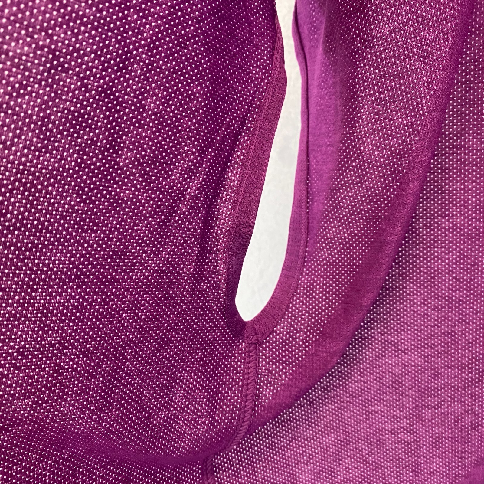 Lucy Yoga Flow Wrap Top Medium Athletic Purple Breathable Open Front Mesh NWT