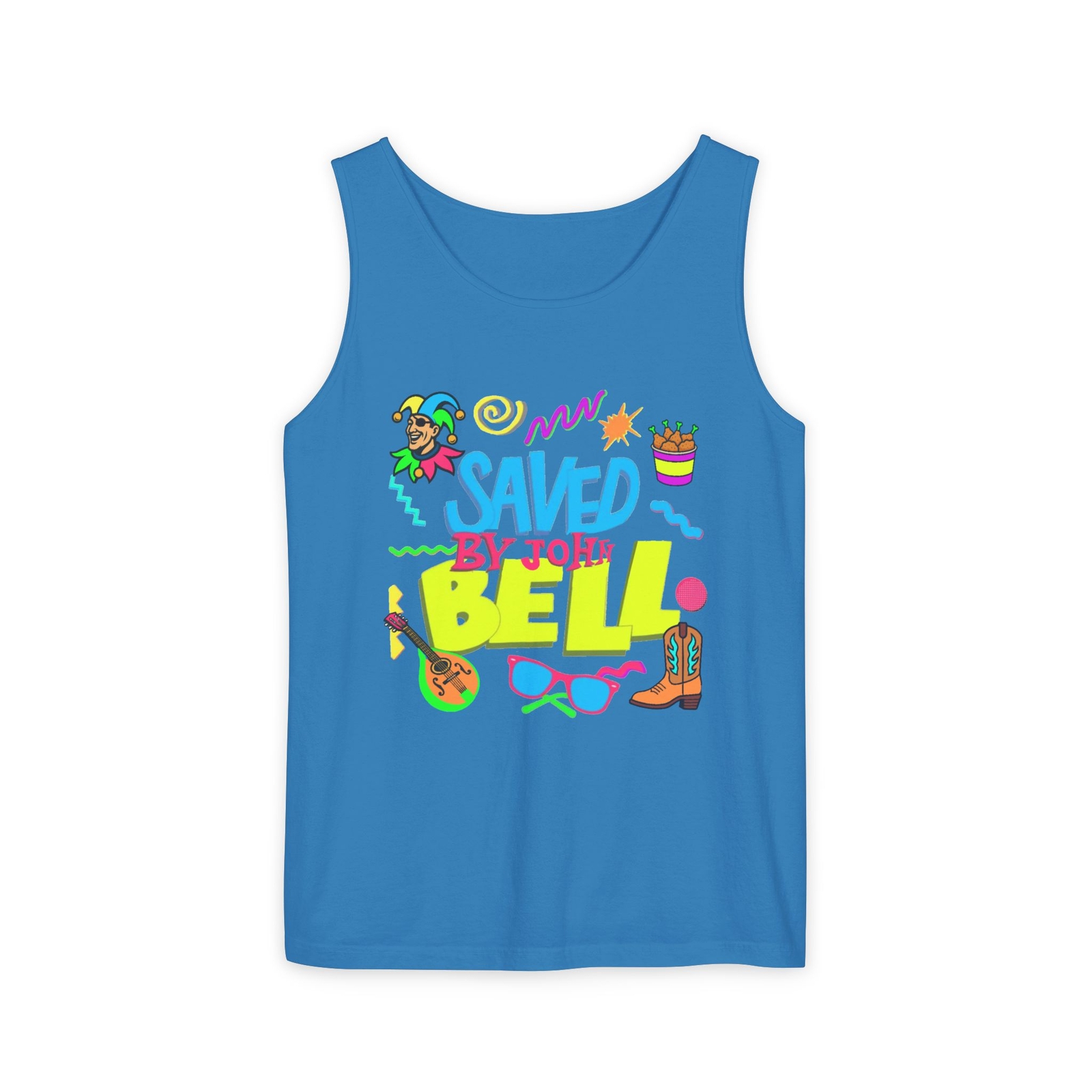 Saved By John Bell Comfort Colors Unisex Garment-Dyed Tank Top