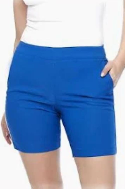 NWT Ladies SWING CONTROL Royal Blue Pullon Stretch Modern Shorts – 4 8 10 12