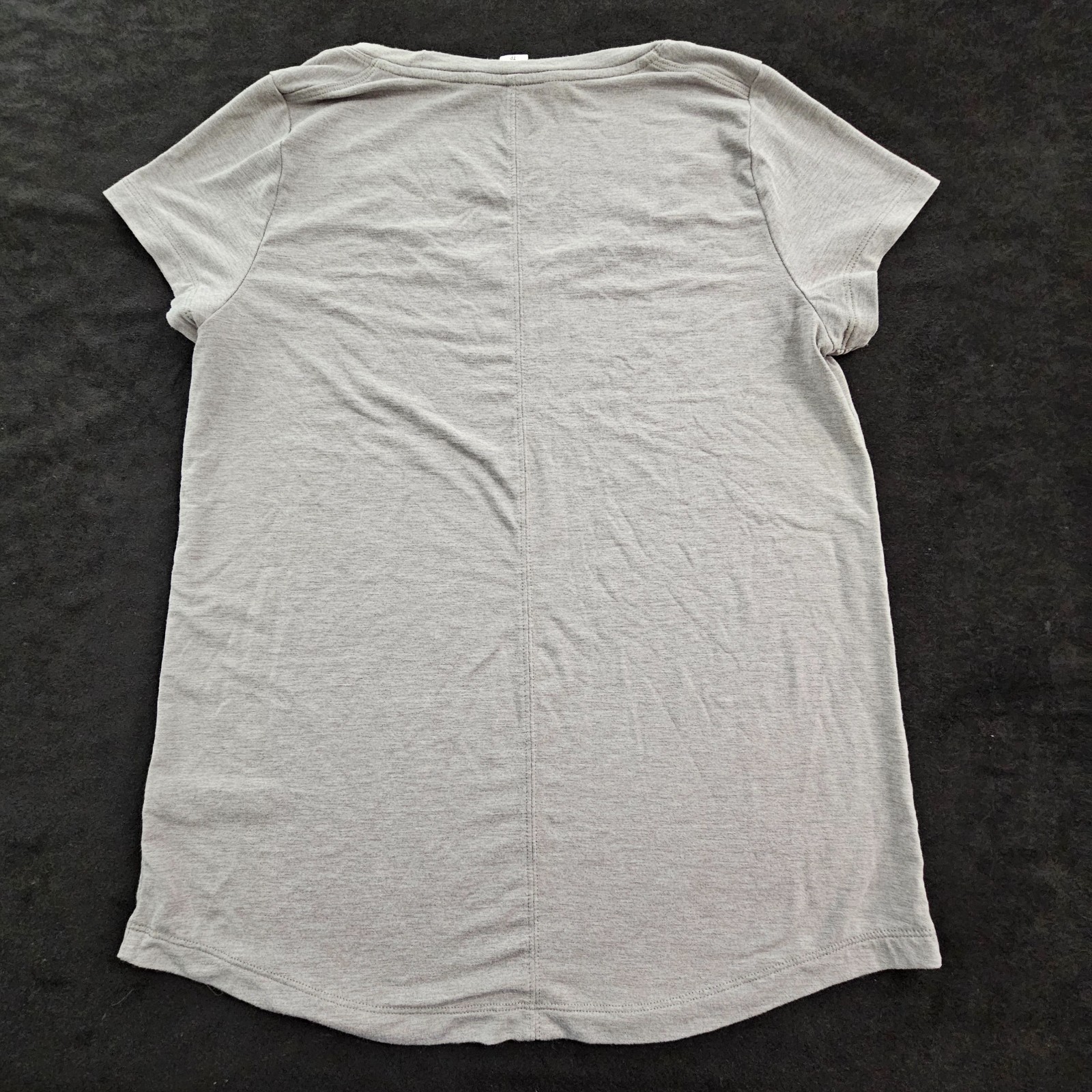 Athleta Gray Short Sleeve Polyester Spandex Modal Performance T-Shirt Women’s XS
