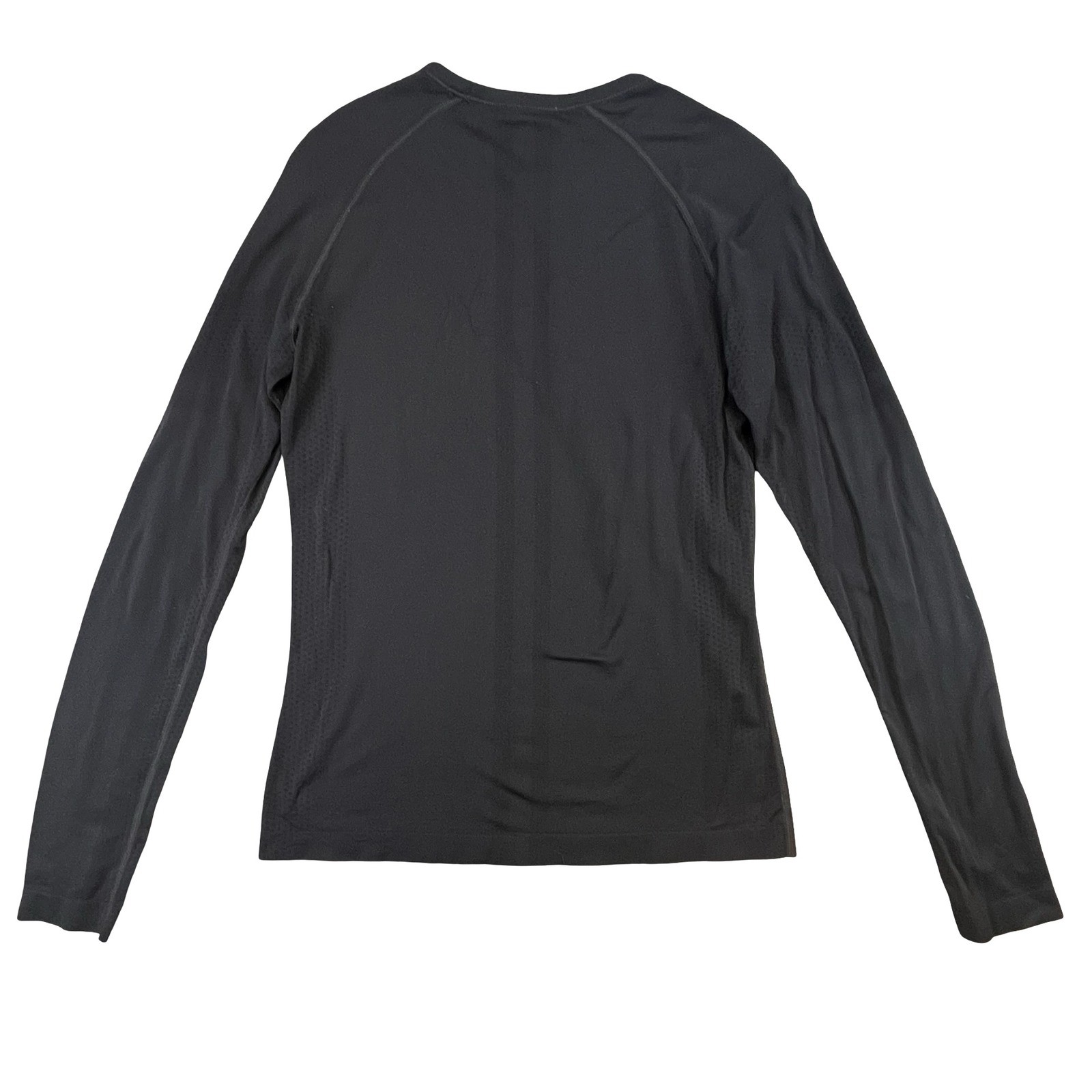 FIGS Womens Seamless Long Sleeve Underscrub Top Black Athletic Medical Base M