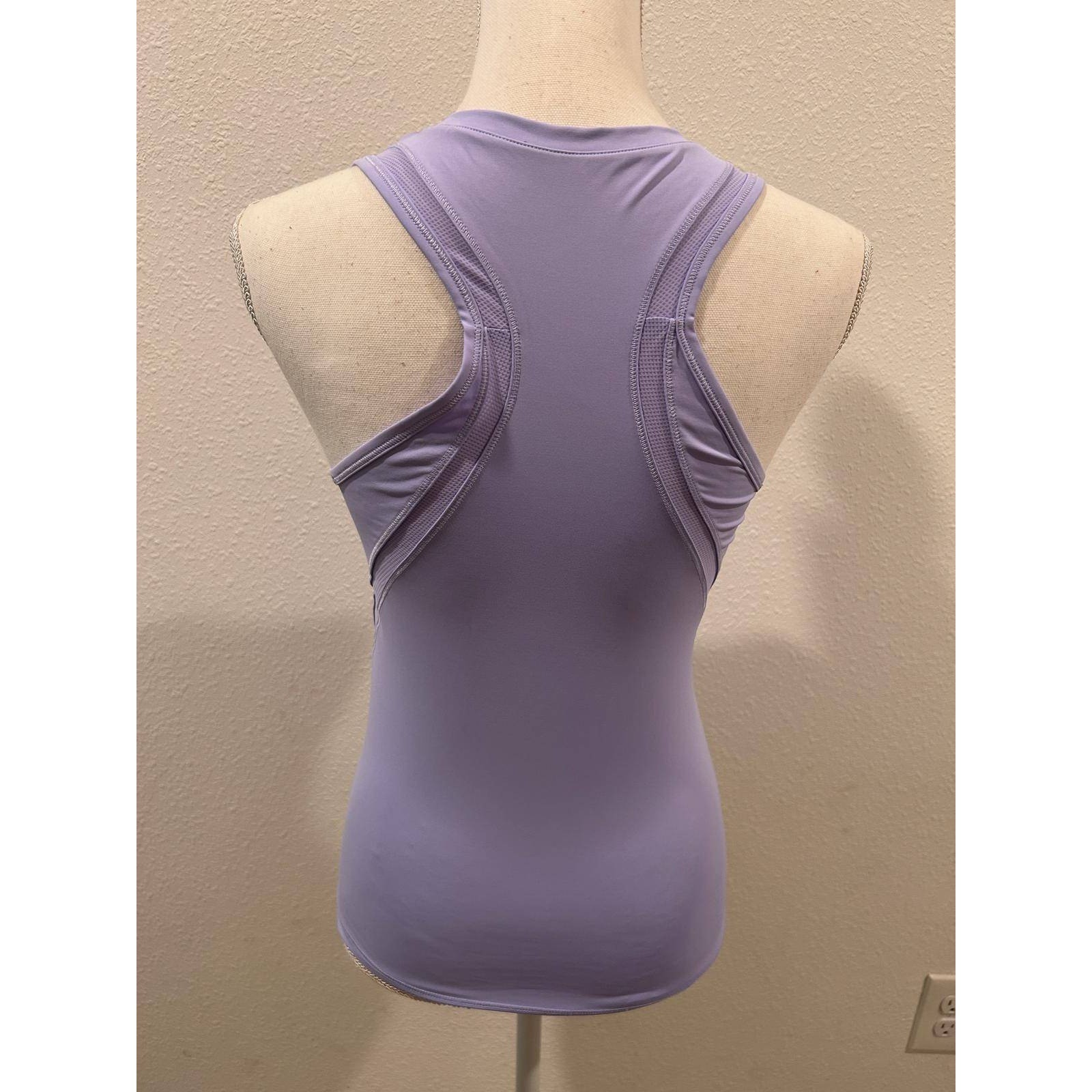 Adidas Training Essentials Slim Tank Top Violet Womens XS Performance Breathable