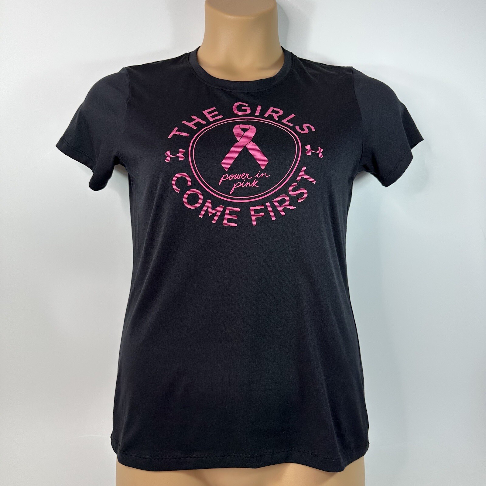 Under Armour HeatGear Graphic T-Shirt Breast Cancer Women’s Small S
