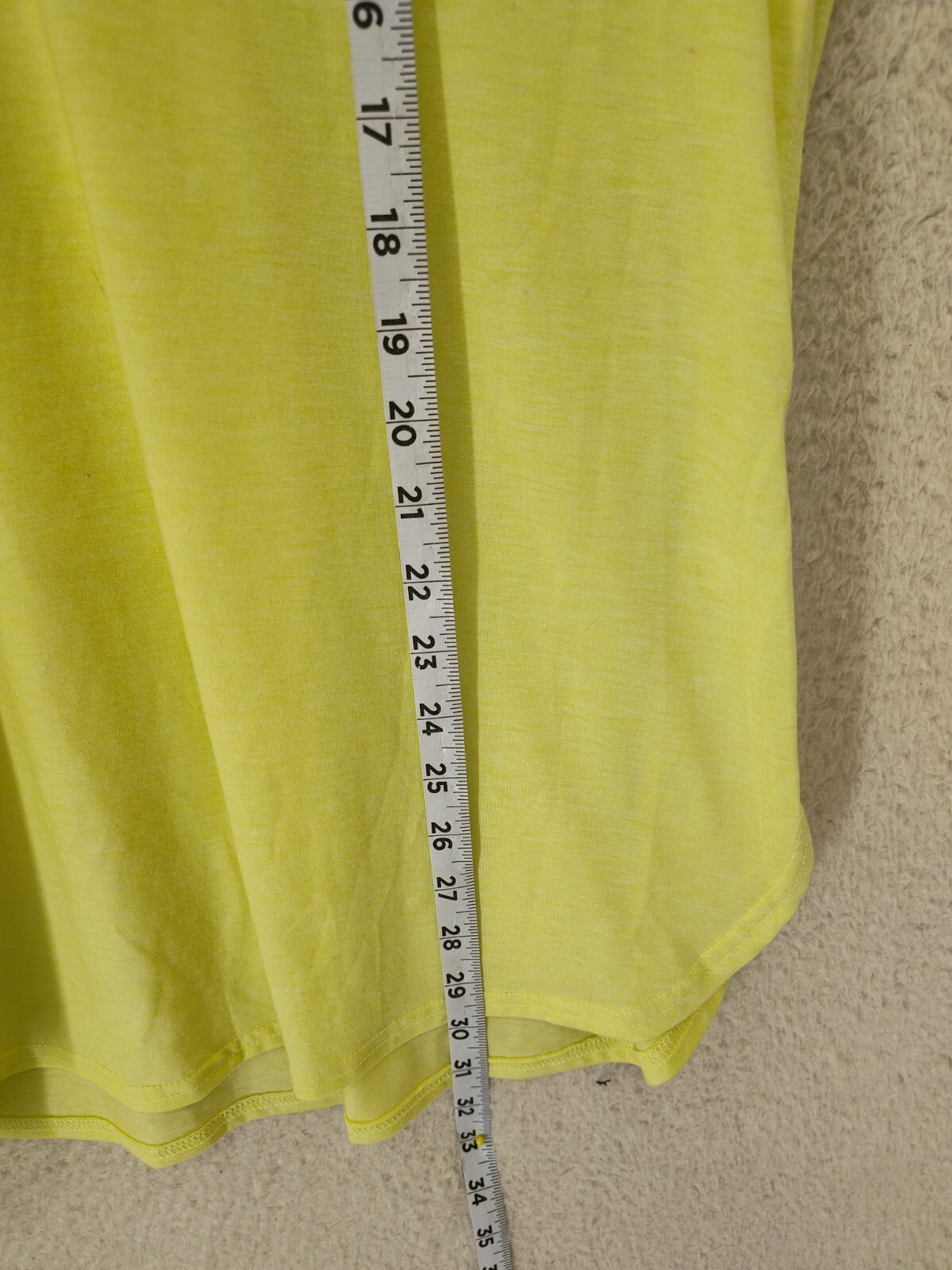 Tek Gear Women Top Extra Large Yellow Poly Blend Short Sleeve Workout Gear