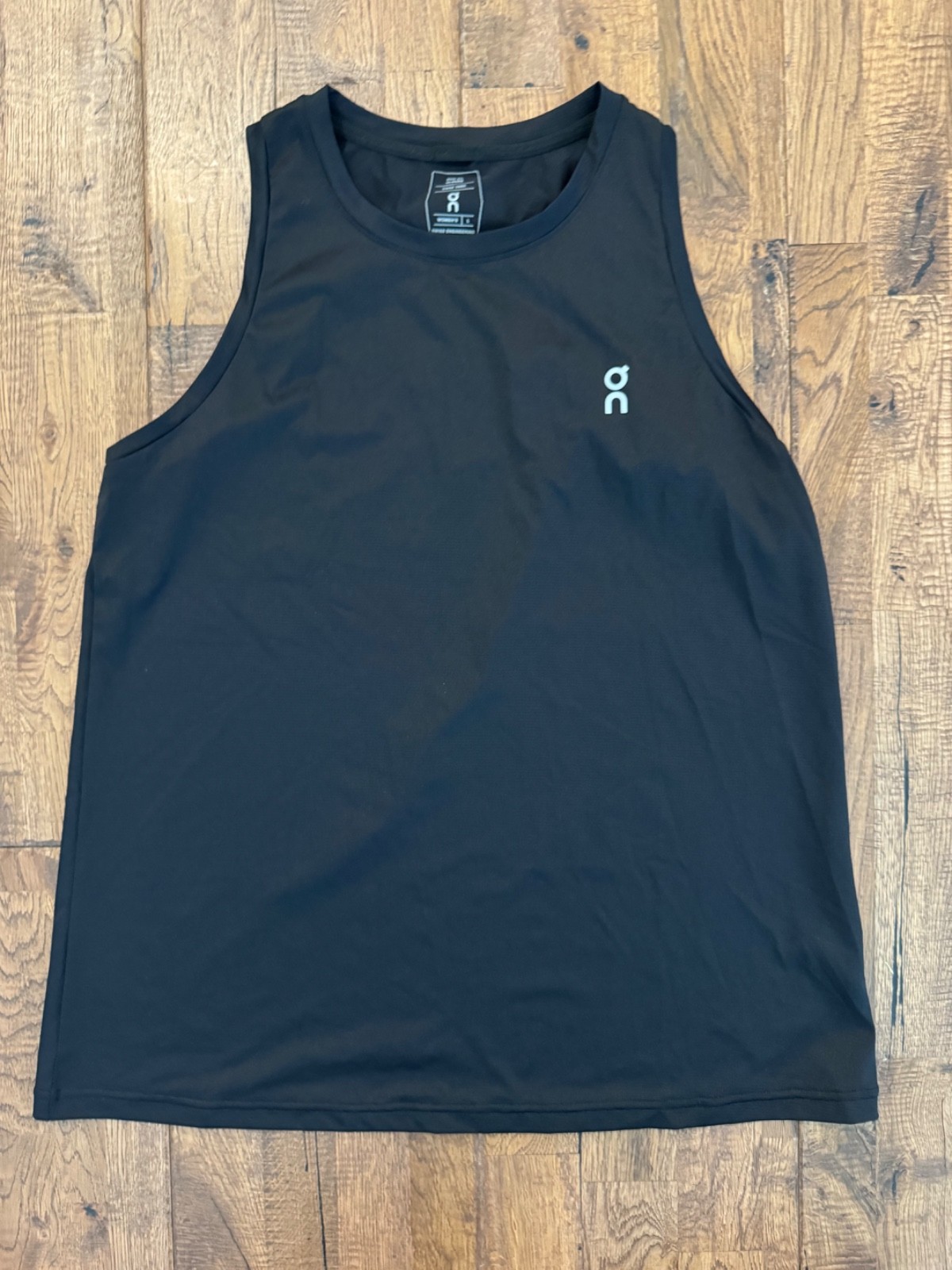 On Cloud Women’s Core Tank Top Black White Size L