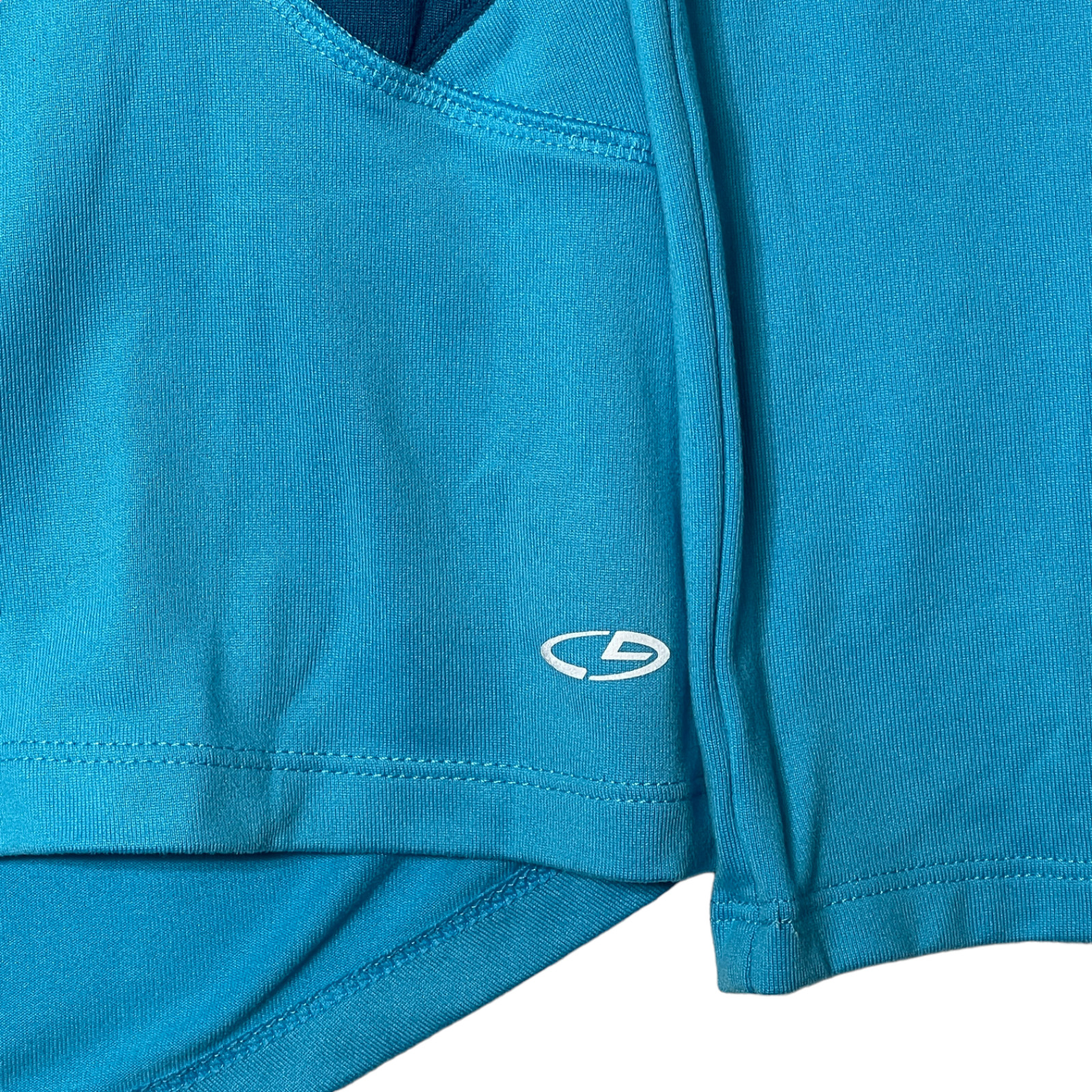 C9 by CHAMPION Womens Medium Pullover Semi-Fitted 1/4 Zip Athletic Workout Blue