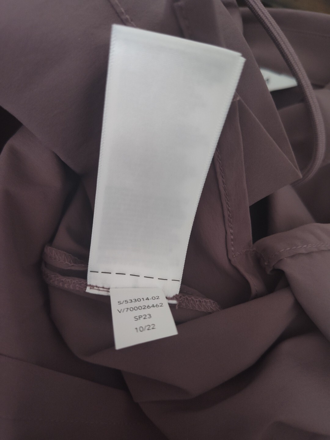 Athleta Advantage Cinch Top Medium Purple Short Sleeve Full Zip Vented 533014-02