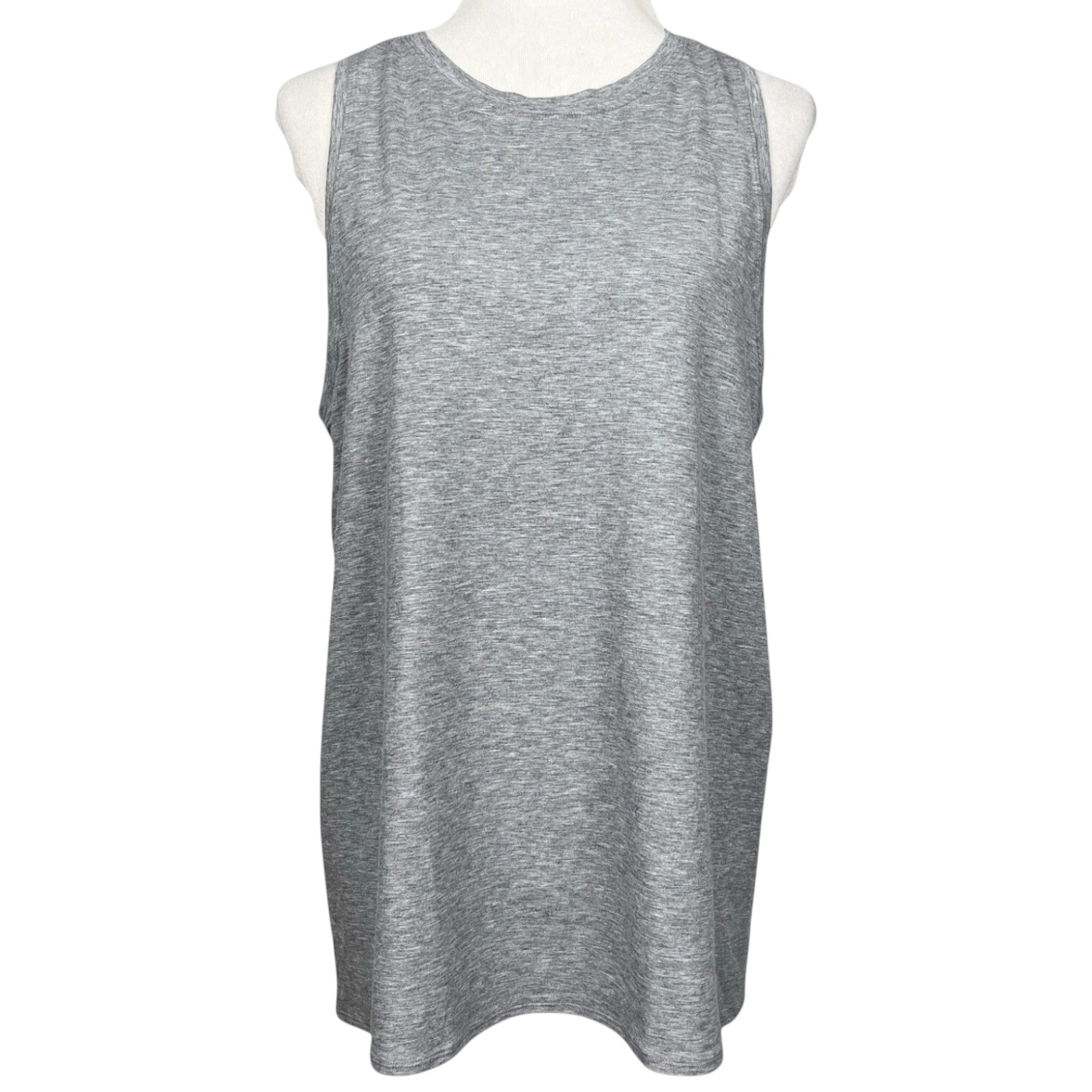 Patagonia Womens Tank Top XL Gray Hiking Outdoor Trail UPF Sun Gym Muscle Shirt