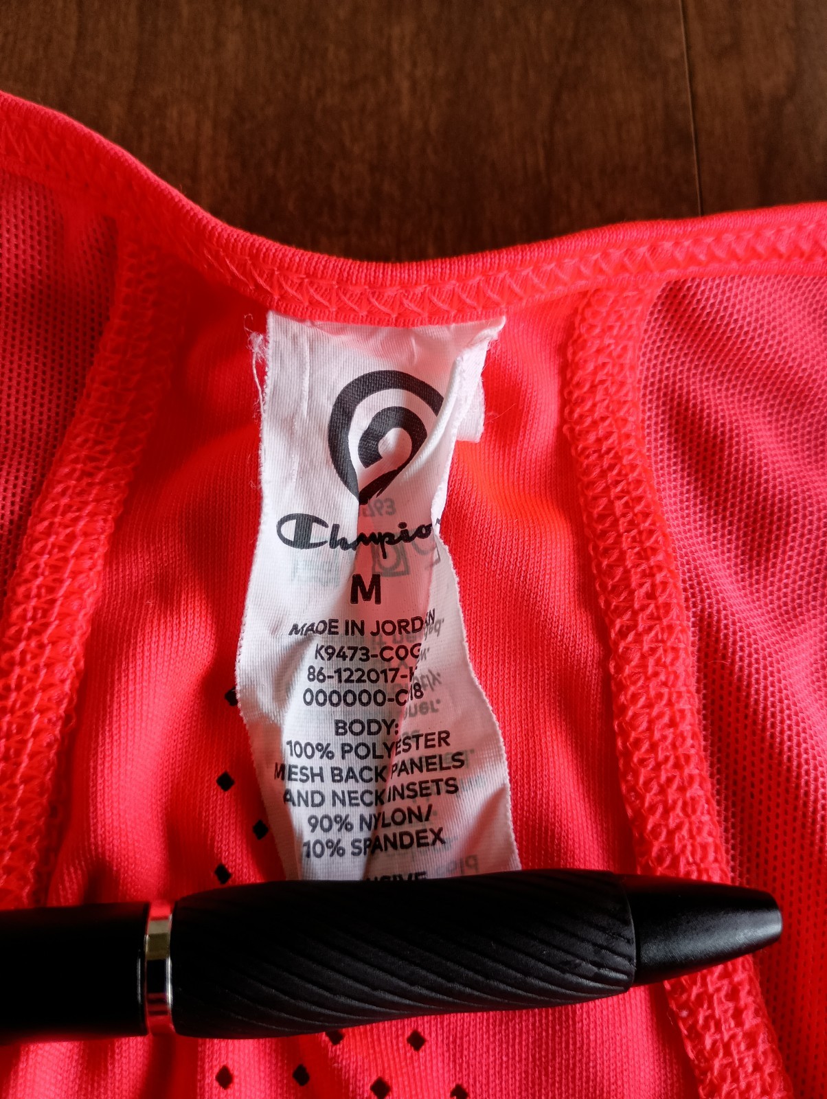 Champion Women’s Polyester Mesh Inserts Short Sleeve Activewear Shirt Medium