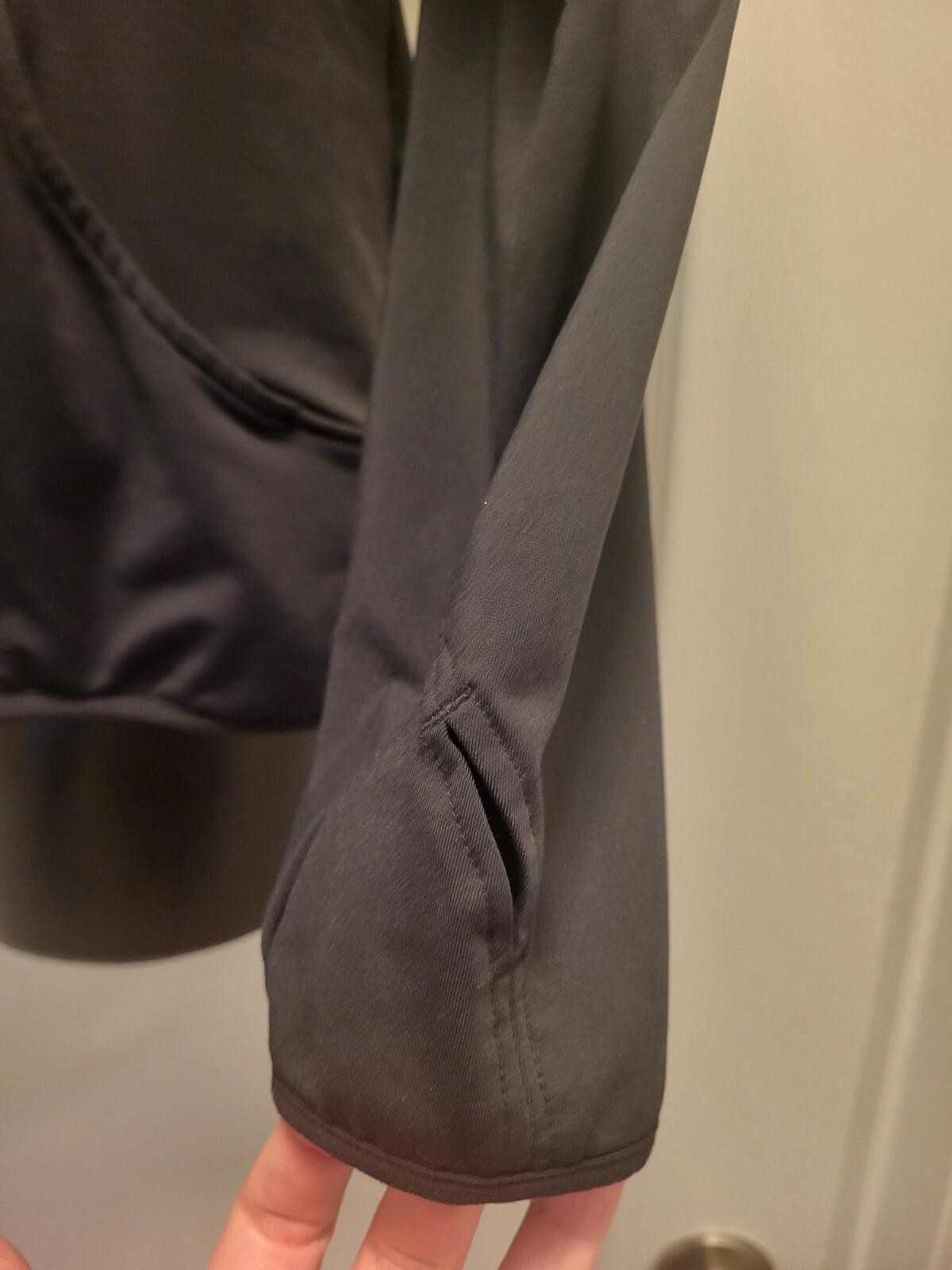 Buc-ee’s Performance 1/4 Zip Athletic Pullover Black Womens 2XL Thumb Holes!