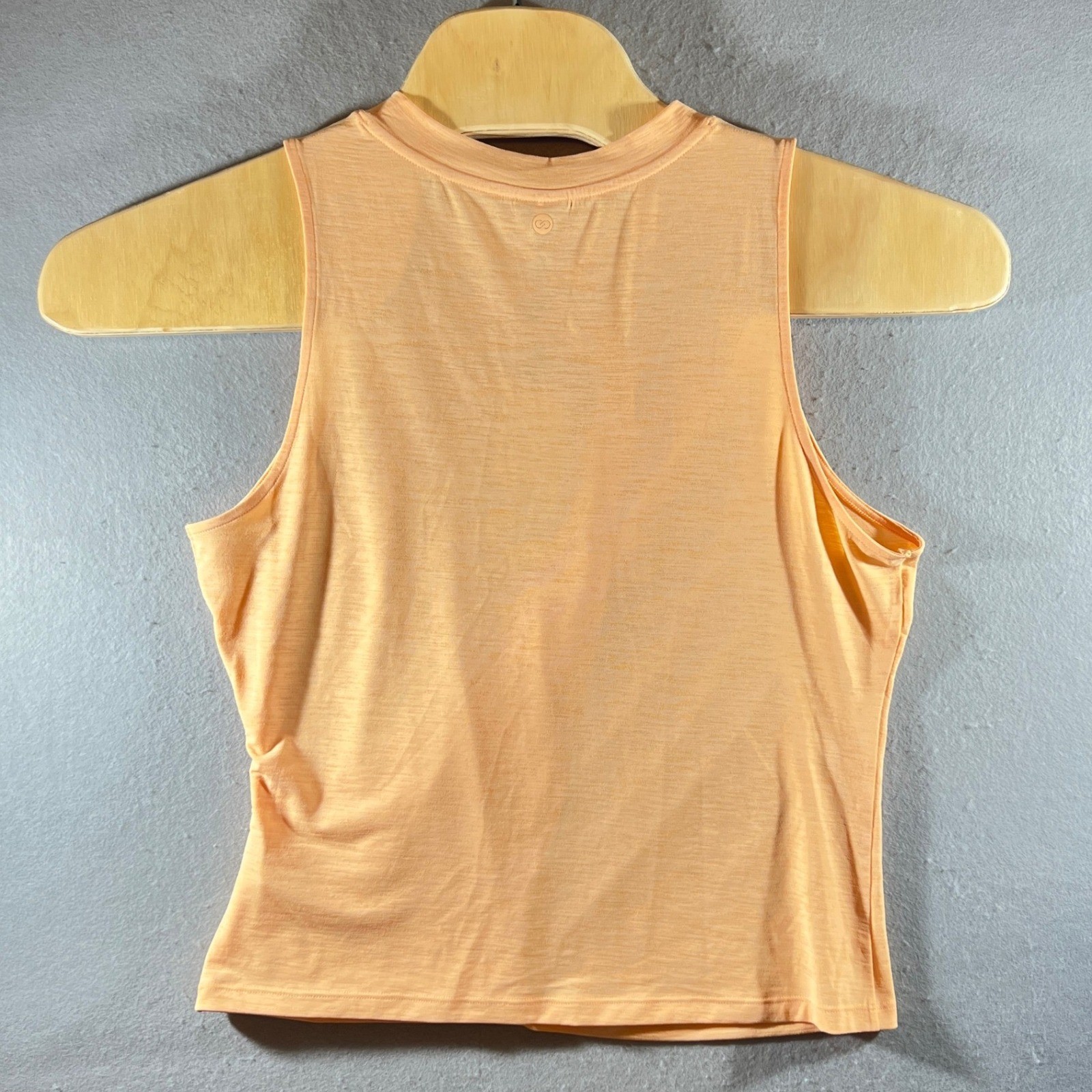 739 | NWT Calia Performance Wrap Front Tissue Tank Top Peach Sherbet Womens L