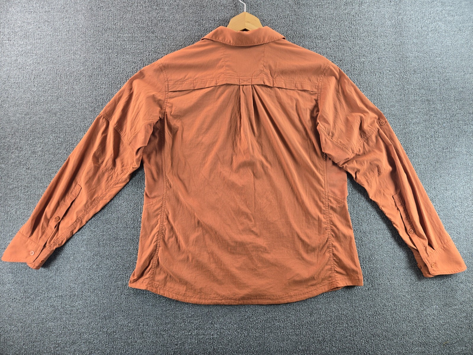 REI Co Op Sahara Shirt Women’s Large Peach Long Sleeve Fishing Hiking Quick Dry