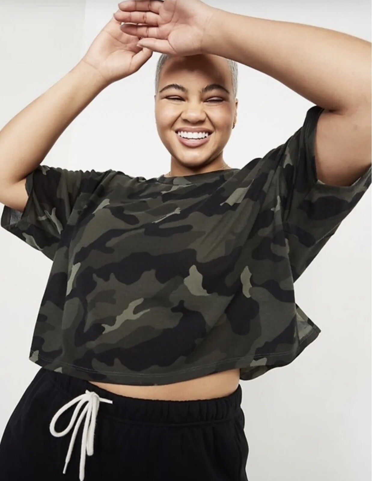 Old Navy Women’s Size XXL ~ UltraLite All-Day Performance Crop T-Shirt $17 NWT