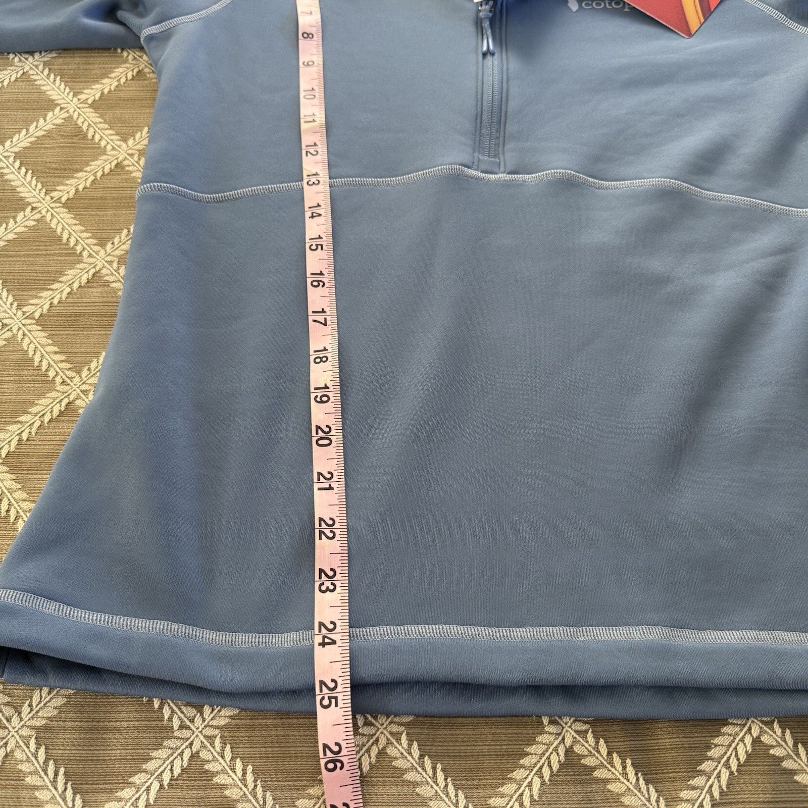 NWT Cotopaxi Tempa Fleece Half-Zip Pullover Womens S Blue Athleisure Gorpcore
