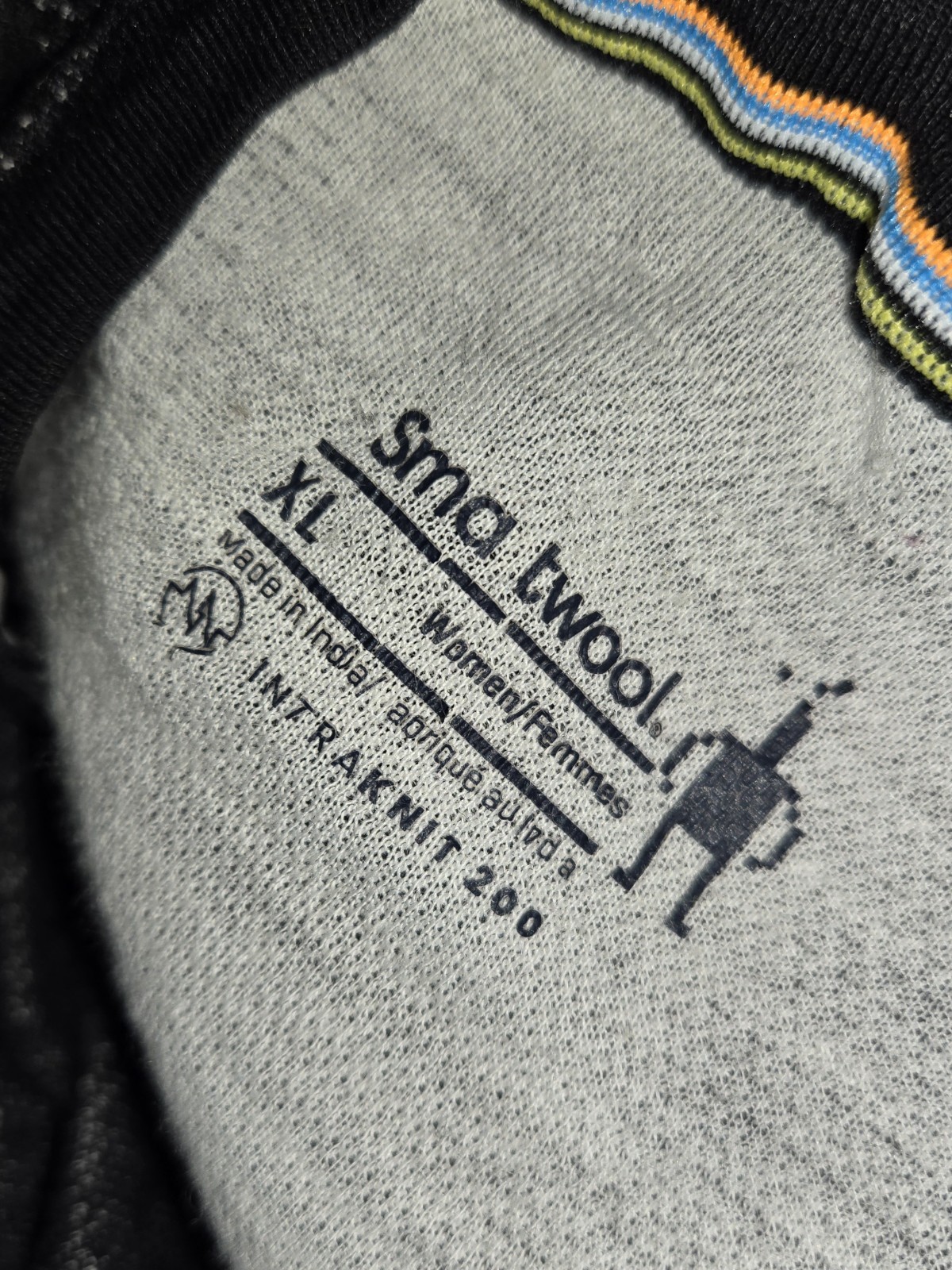Smartwool Black Pullover Long Sleeve Intraknit M200 Women’s Size XL