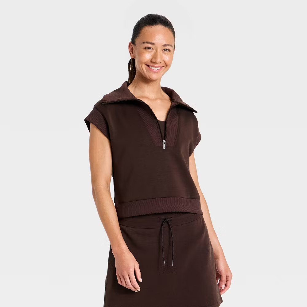 Women Airy Sleek Ribbed Trim Tank Top – All In Motion Dark