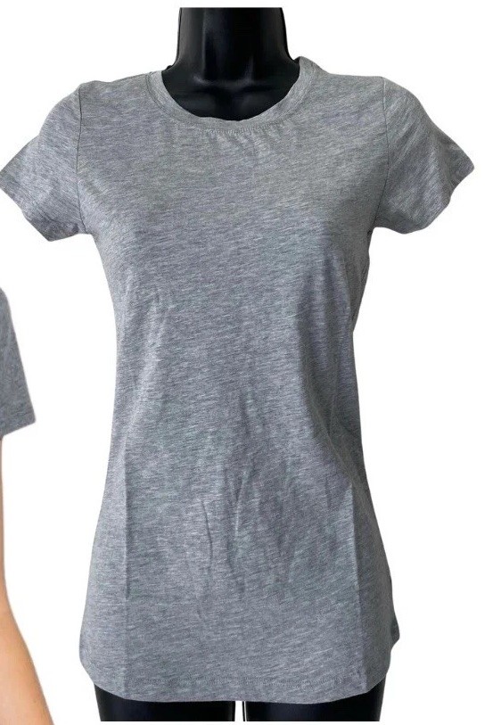 3-pcs ACTIVE BASIC Women’s Round Neck Short Sleeve Tee Basic Top T-shirt, MEDIUM