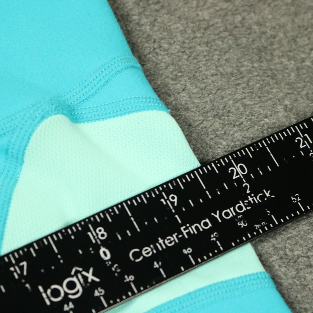 Lands End Athletic Performance Tank Top Racerback Built-in Bra Turquoise Blue XL