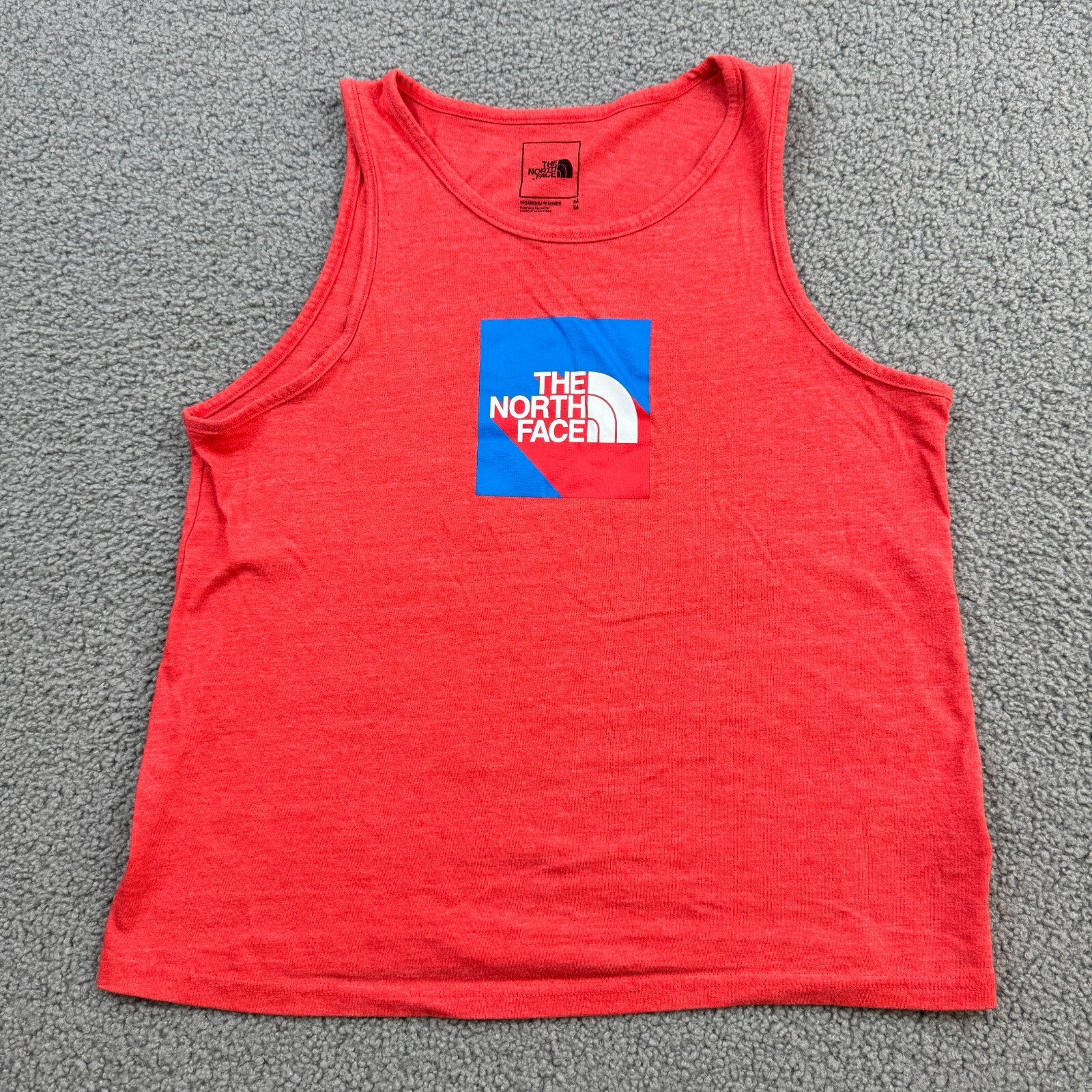 The North Face Tank Top Womens Medium Red Sleeveless Lightweight Stretch Pull On